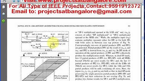 Area-Efficient Architecture for Dual-Mode Double Precision Floating Point Division