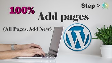 WordPress Website Design Bangla Tutorial । Step 9: Add pages WordPress । ICT Content