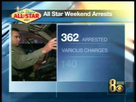 News Clip Fallout In Vegas From NBA All Star Game 2007 KLAS TV