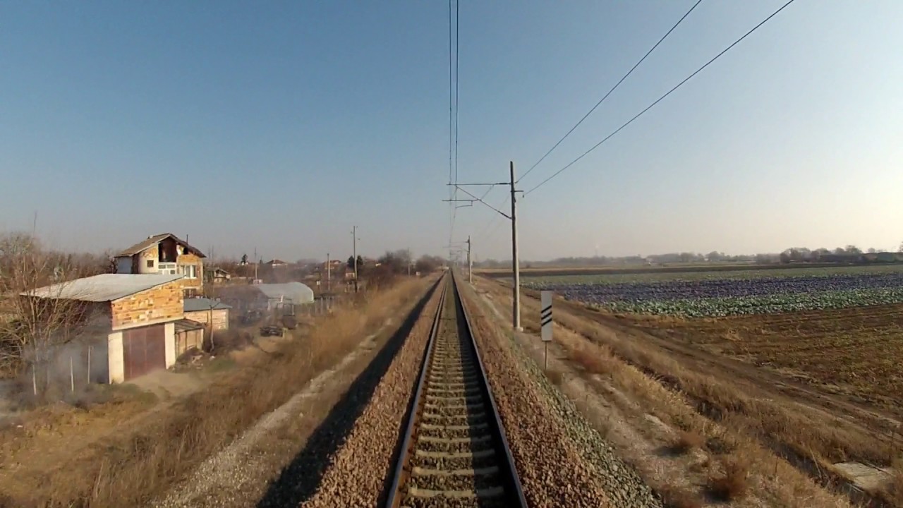 Bulgarian railways cab ride PlovdivSvilengrad YouTube