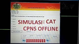 Simulasi CAT CPNS 2018 - OFFLINE dari BKN