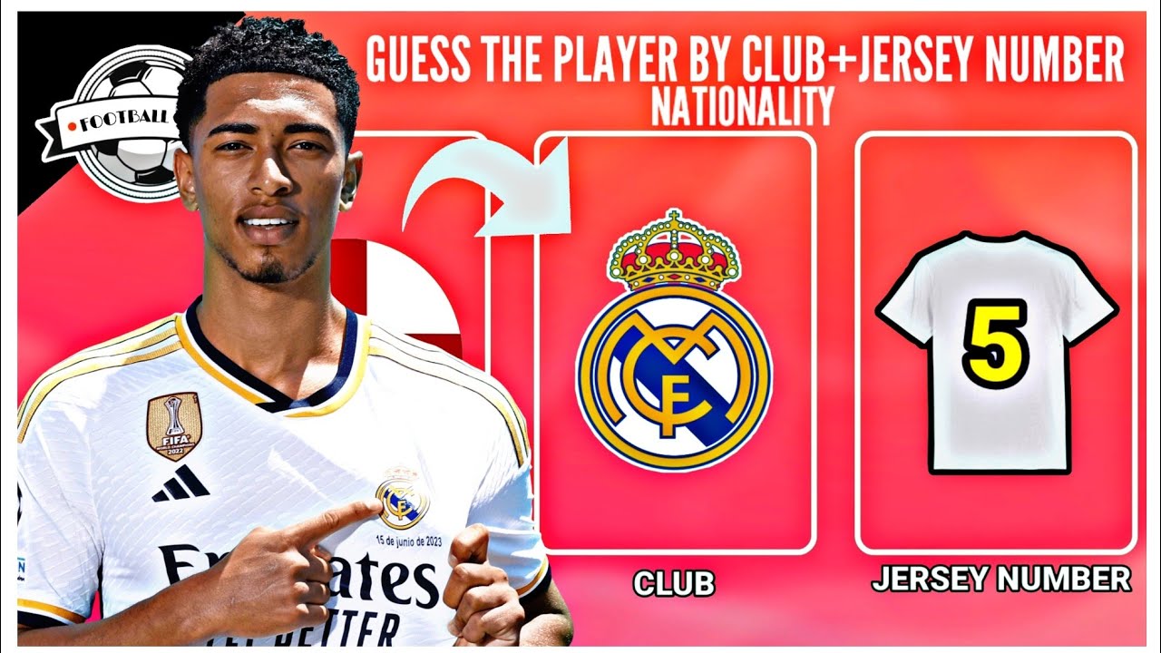 GUESS THE PLAYER: NATIONALITY + CLUB + JERSEY NUMBER