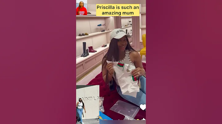 Priscilla Ojo shows off her son’s amazing clothing items as she goes shopping. She looks exquisite