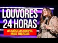 Louvores 24h - As Músicas Gospel Mais Tocadas 2025 (atualizada) - Rádio Gospel