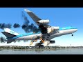 🔴LIVE Boeing 747 Crash EMERGENCY LANDINGS |  Live Plane Spotting X-PLANE 11