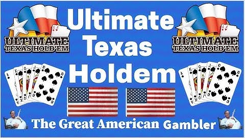 Ultimate Texas Holdem. Down to the Finish.