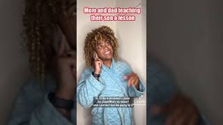 Mom And Dad Teaches Son A Lesson 😂💀