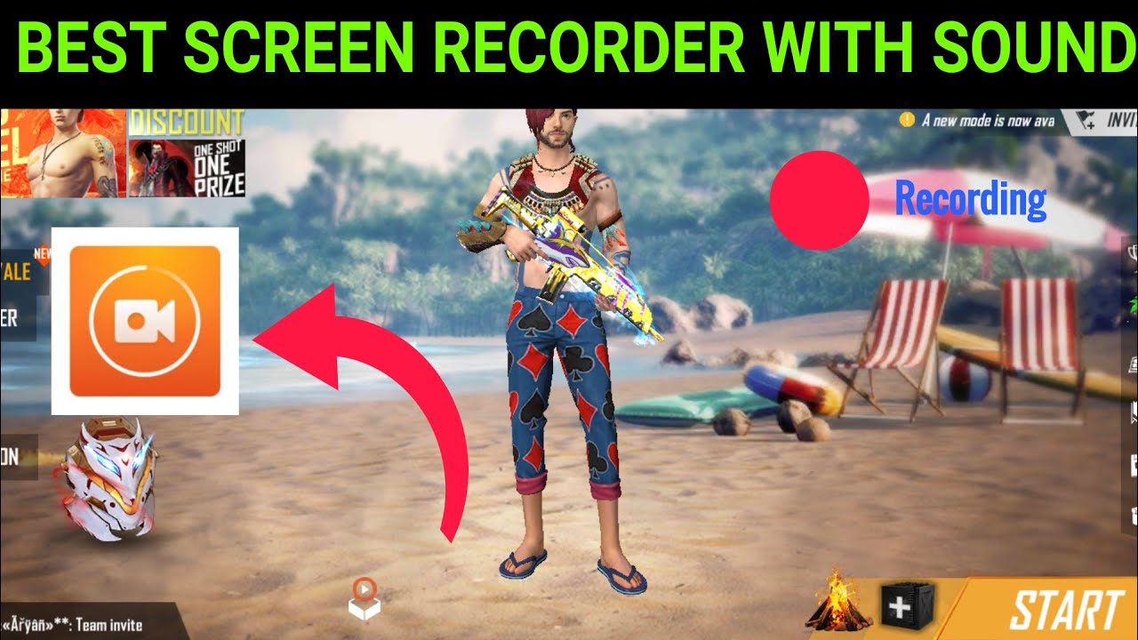 How To Record Free Fire Gameplay With Sound Best App For Free Fire Game Recording Hindi Youtube