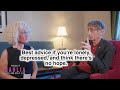 Dr gabor mat with dahlia best advice if you feel lonely depressed and think all hope is lost