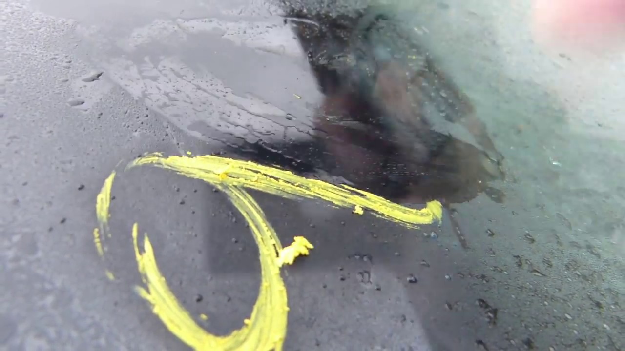 How To Get Crayon Off Car Window