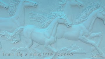 Tranh đắp xi măng đẹp 0387699982