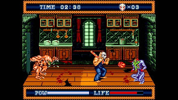 Splatterhouse 3 ... (Sega Genesis) Gameplay