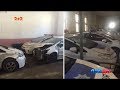 Блогери виявили побиті поліцейські Тойоти в напівлегальних гаражах