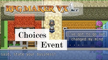 RPG Maker VX Ace Basic Choices