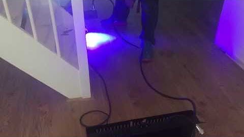 Portable hands held uvled lamp for floor curing