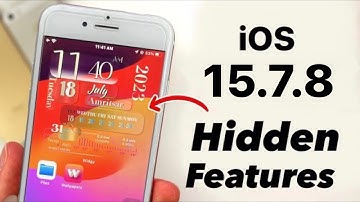 iOS 15.7.8 New Secret 🤫 Hidden Features - iOS 15.7.8 New Custom Features