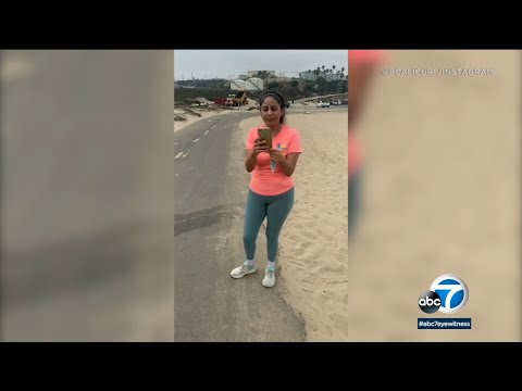 Woman launches racist rant toward 3 Black women at Dockweiler Beach | ABC7