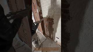 Brick Plastering Trick #Bricklaying #PlasterHack #ConstructionTrick #WallFinishing #MasonryHack