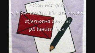 Video thumbnail of "Brevet från Lillan (med text)"