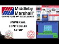 MIDDLEBY MARSHALL WOW OVEN UNIVERSAL CONTROLLER SETUP