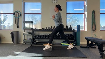 Slant Board Split Squat