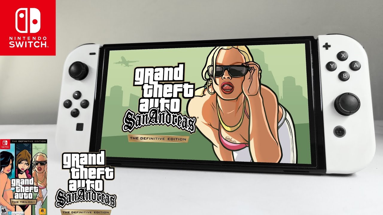 GTA San Andreas The Definitive Edition Nintendo Switch OLED Gameplay 