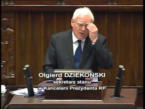 Olgierd Dziekoński - wystąpienie z 19 marca 2014 r.