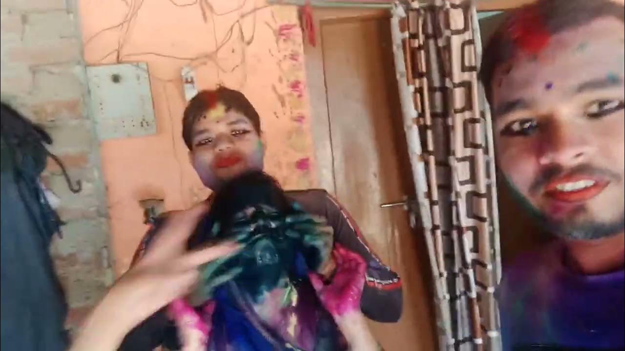 bhabhi masti in holi