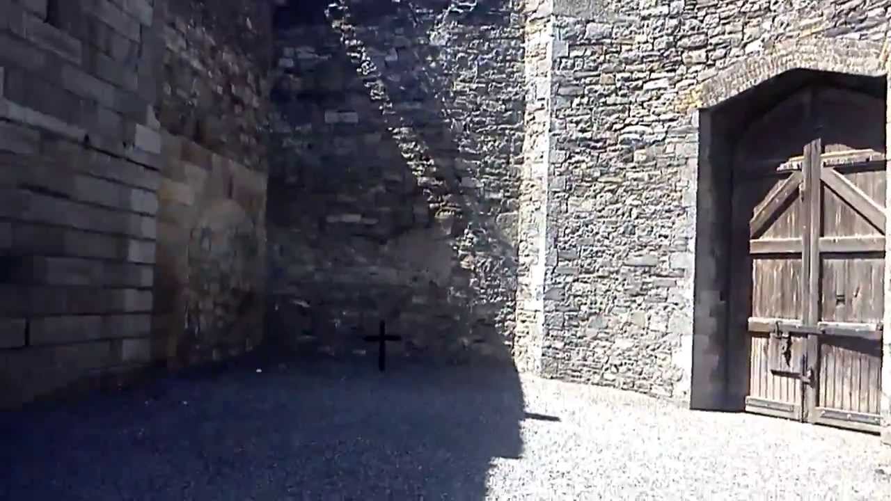 Kilmainham jail Stone breakers yard where the leaders of the 1916 rising where executed.