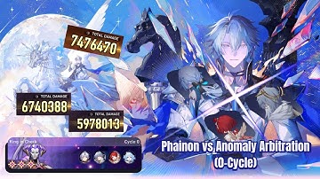 Phainon vs AA Lygus (0-Cycle) First Clear | Anomaly Arbitration 3.6 | HONKAI: STAR RAIL