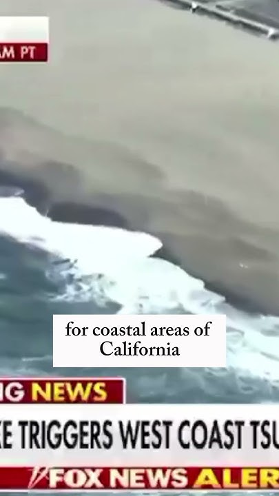 Has the tsunami warning for california been canceled