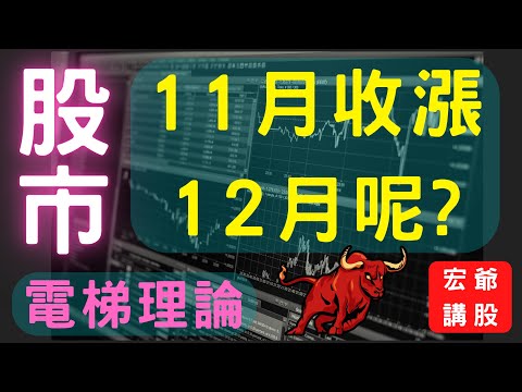 股市11月收漲,12月呢? 股票,裕隆,華新,鴻海,長榮航,華航,電子股,美股,財經,金融股,台幣匯率,升息,就業,存股,台股,通膨,外資期權,衰退,電梯理論,11/30/22【宏爺講股】