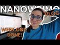 NaNoWriMo Vlog:  Days 6-8 - Week 1 is DONE! • Meredith E. Phillips