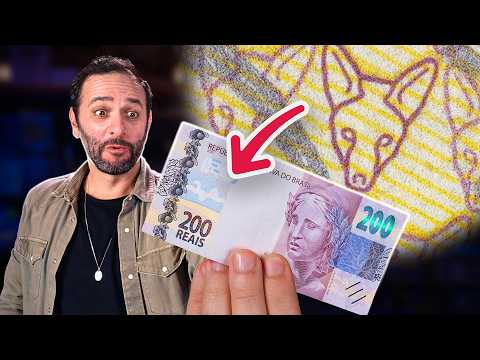 You CAN'T IMAGINE EVERYTHING that's ON a BRAZILIAN REAL BILL!