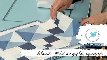 RBD Block Challenge 2022 #12: Argyle Square Block