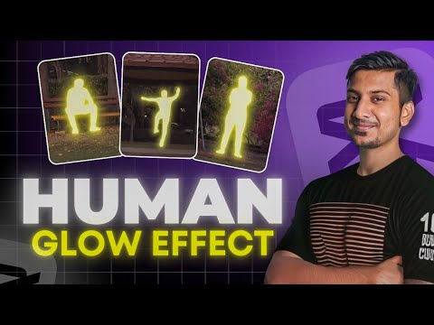 Trending Human Glow Effect Tutorial in CapCut