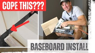 Cutting Tall Baseboard - Tips and Tricks