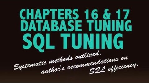 ITSE 2356 Oracle DBA Chapters 14, 15 & 16