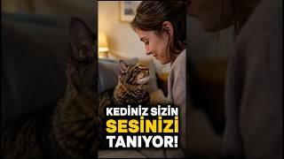 Kediniz sesinizi tanıyor! (Bilim kanıtladı) 🎤🐱 #shorts