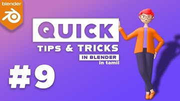 Blender Tamil Tutorial | Tips & Tricks |To Speed up modelling | 2.93.2 | in தமிழ் | Must watch |BM👍🏻