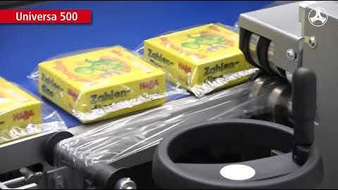 Kallfass Universa 500 Shrink Wrap Machine Wrapping Game Boxes