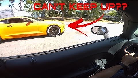 Camaro SS Vs. Challenger SRT 392 Dig and Roll Race!