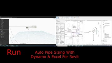 Auto Pipe Sizing With Dynamo & Excel For Revit