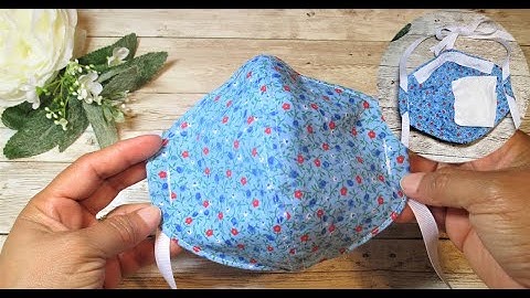 (EASY PATTERN) Make Face Mask With Filter Pocket At Home | Very Easy Face Mask Pattern