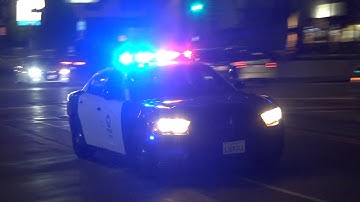 LAPD Rampart Unit Responding Code 3
