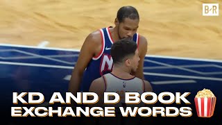 Kevin Durant And Devin Booker Exchange Words During Suns Vs. Nets