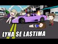 LYNA CHOCA CON EL AUTO *SE LASTIMA* | BROOKHAVEN ROBLOX CON EL TEAM ANORMAL