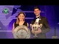 Novak Djokovic and Simona Halep discuss Wimbledon 2019 triumphs at Champions' Dinner