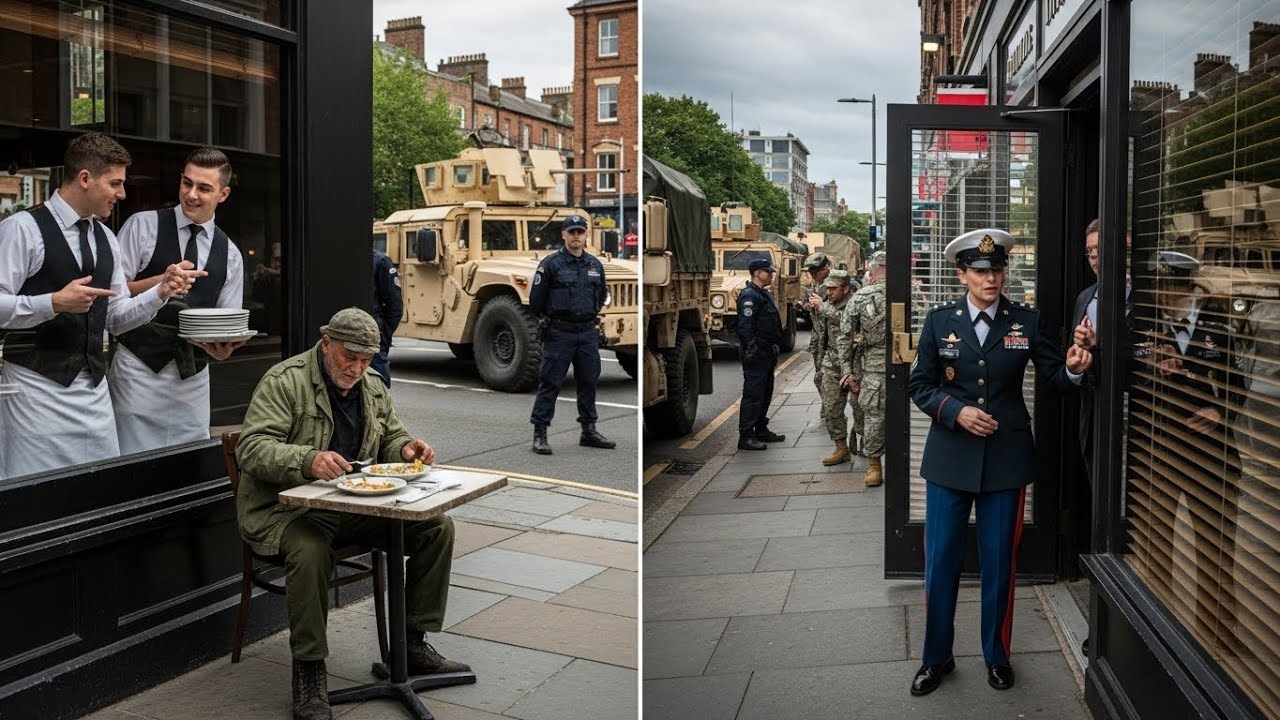 Veterano preso in giro dai camerieri — 30 minuti dopo, il Comando fa chiudere la strada
