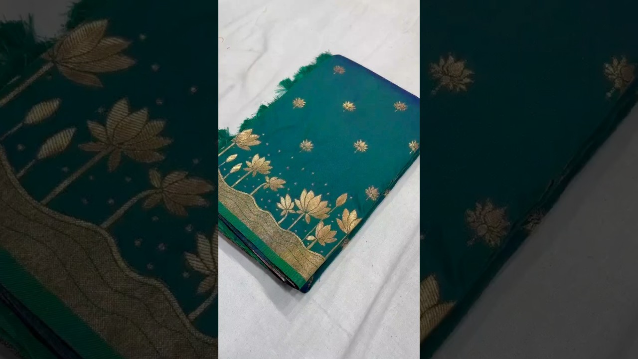 Pichwai Lotus Paithani Saree